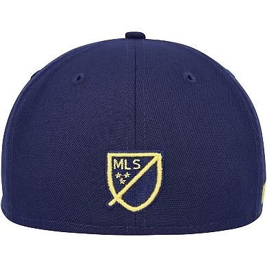 Men's New Era Navy Nashville SC Kick Off 59FIFTY Fitted Hat