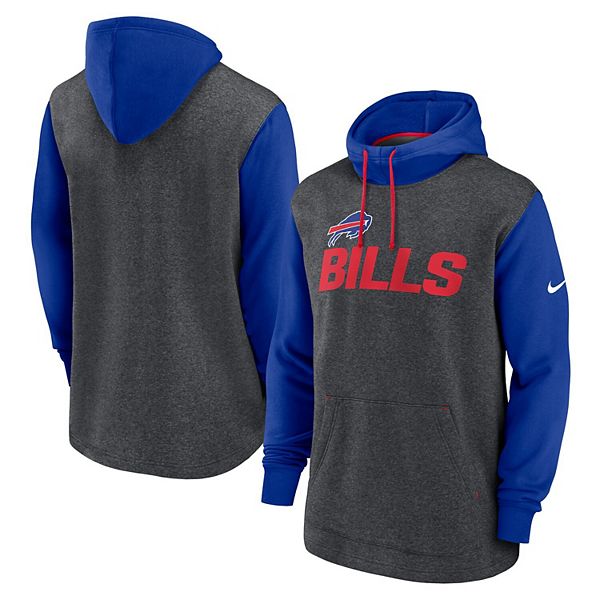 Men's Nike Heathered Charcoal/Royal Buffalo Bills Surrey Legacy ...