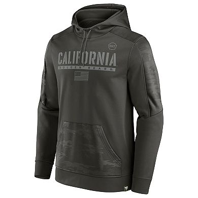 Men's Fanatics Branded Olive Cal Bears OHT Military Appreciation Guardian Pullover Hoodie
