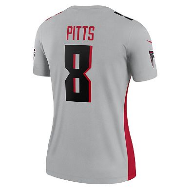 Women's Nike Kyle Pitts Gray Atlanta Falcons Inverted Legend Jersey