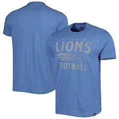 Detroit Lions Neutral Colour Wordmark Long Sleeve T-Shirt - Mens