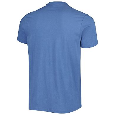 Men's '47 Blue Detroit Lions Wordmark Rider Franklin T-Shirt