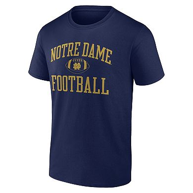 Men's Fanatics Branded Navy Notre Dame Fighting Irish First Sprint Team T-Shirt