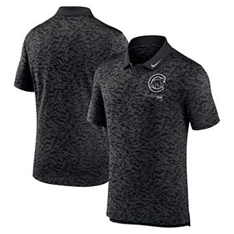 Men's Nike Black Chicago Cubs Next Level Performance Polo