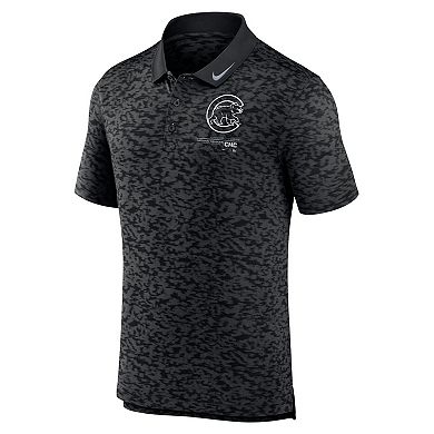 Men's Nike Black Chicago Cubs Next Level Performance Polo