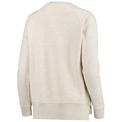 Women's League Collegiate Wear Oatmeal Kentucky Wildcats Academy Raglan Pullover Sweatshirt