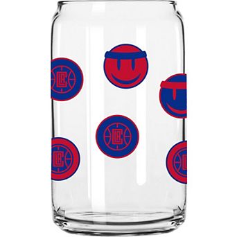LA Clippers 16oz. Smiley Can Glass