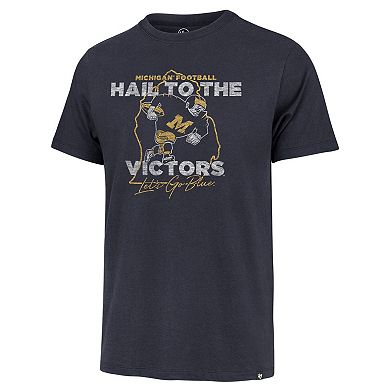Men's '47 Navy Michigan Wolverines Local Franklin T-Shirt