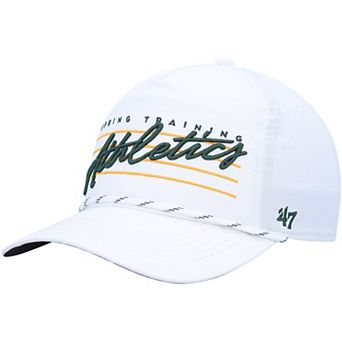 Men's '47 White Oakland Athletics Downburst Hitch Snapback Hat