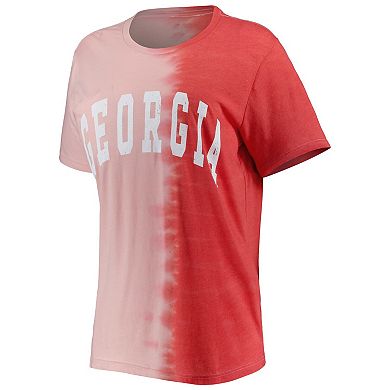 Women's Gameday Couture Red Georgia Bulldogs Find Your Groove Split-Dye T-Shirt