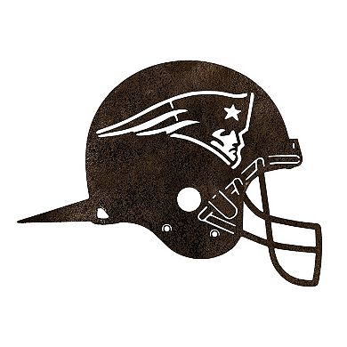 New England Patriots Metal Garden Art Helmet Spike