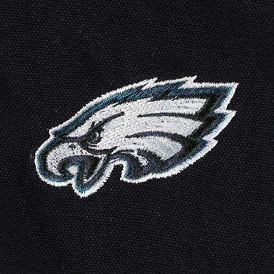 Men's Dunbrooke Black Philadelphia Eagles All-Star Tech Quarter-Zip Top