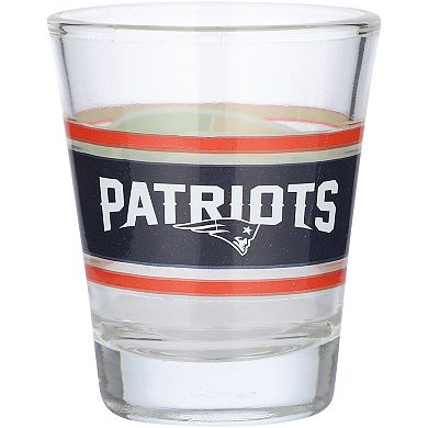 New England Patriots 2oz. Stripe Shot Glass