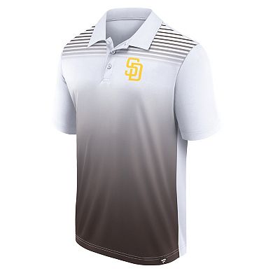Men's Fanatics Branded White/Brown San Diego Padres Sandlot Game Polo