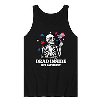 Men's Dead Inside Patriotic Tank Top