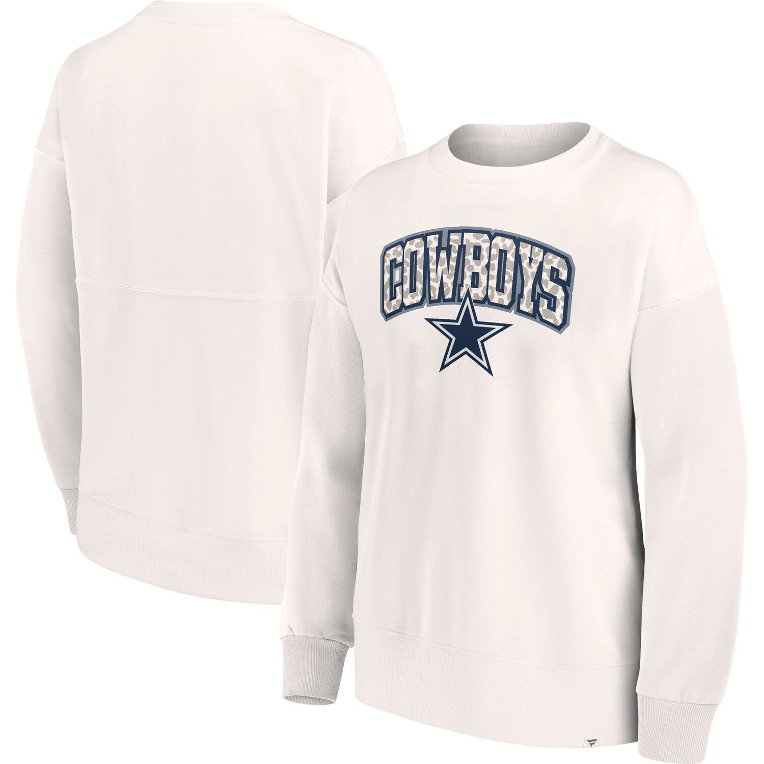 Nike White/Royal Dallas Cowboys Fan Gear Throwback Go Helmet Sweatshirt