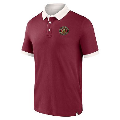 Men's Fanatics Branded Red Atlanta United FC Second Period Polo Shirt