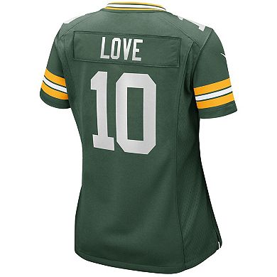 Women's Nike Jordan Love Green Green Bay Packers Game Jersey