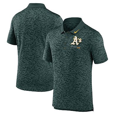 Men's Nike Green Oakland Athletics Next Level Performance Polo