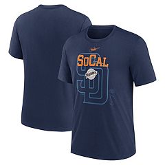 Pro Standard San Diego Padres Blue/Pink Ombre T-Shirt