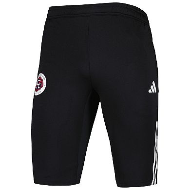 Men's adidas Black New England Revolution 2023 On-Field Training AEROREADY Half Pants