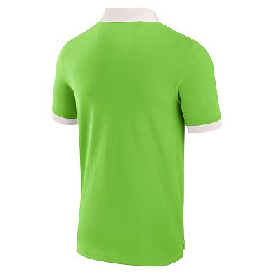 Men's Fanatics Branded Rave Green Seattle Sounders FC Second Period Polo Shirt