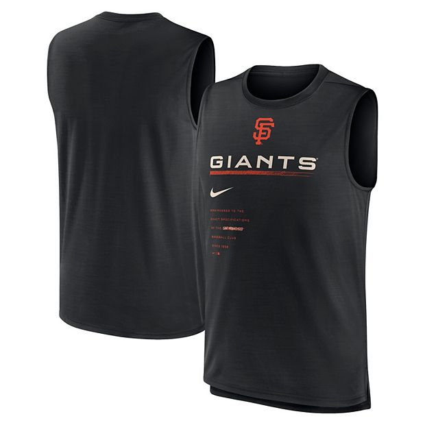 Men's Nike Dri- Fit San Francisco Giants Black Tee Shirt Size L