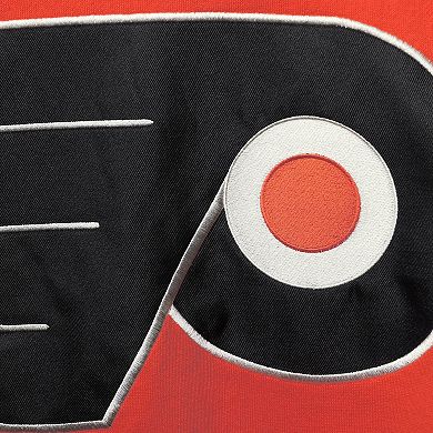 Men's '47 Carter Hart Orange Philadelphia Flyers Player Name & Number Lacer Pullover Hoodie