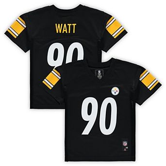 Preschool T.J. Watt Black Pittsburgh Steelers Replica Player Jersey