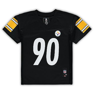 Preschool T.J. Watt Black Pittsburgh Steelers Replica Player Jersey