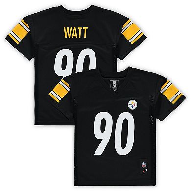 Preschool T.J. Watt Black Pittsburgh Steelers Replica Player Jersey