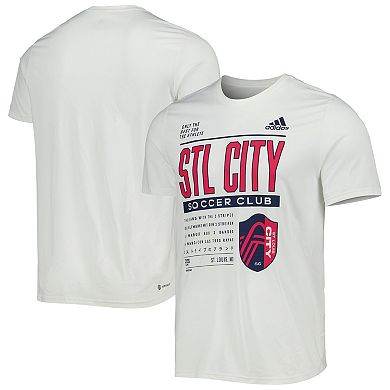 Men's adidas White St. Louis City SC Club DNA Performance T-Shirt