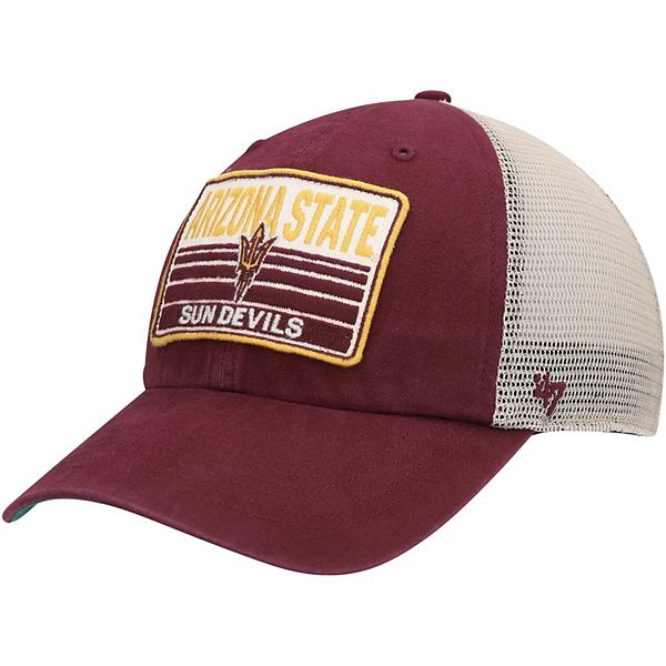 Men's '47 Maroon Arizona State Sun Devils Four Stroke Clean Up Trucker ...