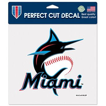 WinCraft Miami Marlins 8" x 8" Team Color Decal