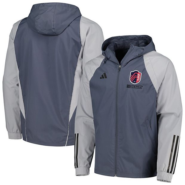 Adidas pullover rain jacket clearance