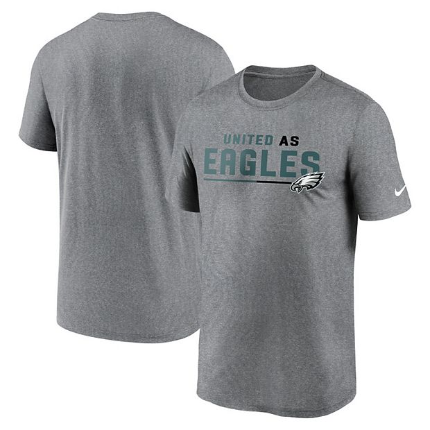 Men's Nike Heather Gray Philadelphia Eagles Legend Team