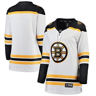 Women's Fanatics Branded White Boston Bruins Away Breakaway Jersey