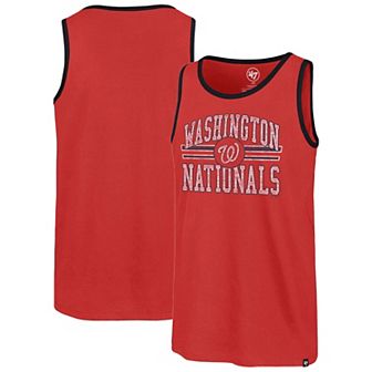 Men's '47 Red Washington Nationals Winger Franklin Tank Top