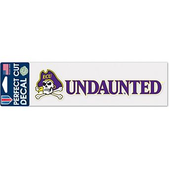 WinCraft ECU Pirates 3" x 10" Perfect Cut Decal