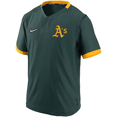 Men's Nike Green/Gold Oakland Athletics Authentic Collection Short ...