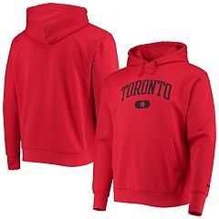 Toronto Raptors Fanatics Branded Colorblock Wordmark Full-Zip Hoodie -  Black/Red