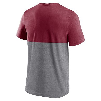 Men's Fanatics Branded Red/Gray Atlanta United FC Striking Distance T-Shirt