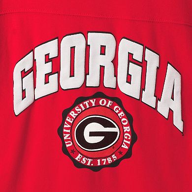 Women's Pressbox Red Georgia Bulldogs Edith Long Sleeve T-Shirt