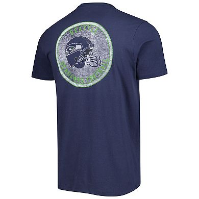 Men's '47 College Navy Seattle Seahawks Open Field Franklin T-Shirt
