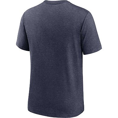 Men's Nike Heathered Navy Dallas Cowboys Local Tri-Blend T-Shirt