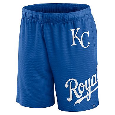 Men's Fanatics Branded  Royal Kansas City Royals Clincher Mesh Shorts