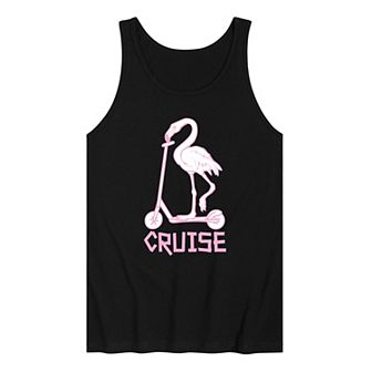 Men's Flamingo Cruise Graphic Tank Top