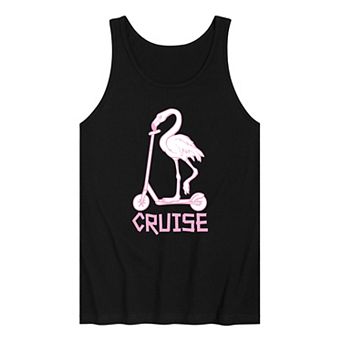 Men's Flamingo Cruise Graphic Tank Top