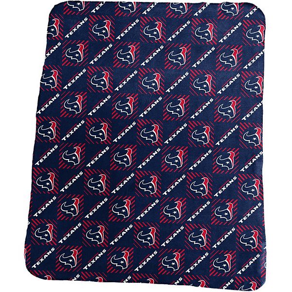 Houston Texans 60'' x 50'' Repeating Pattern Fleece Throw Blanket