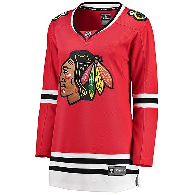 Women's Fanatics Branded Red Chicago Blackhawks Breakaway Home Jersey